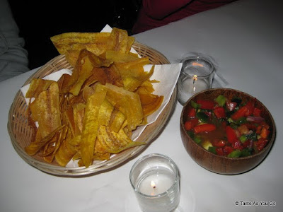 Plantain Chips and Salsa at Ideya Latin Bistro in New York, NY - Photo by Taste As You Go