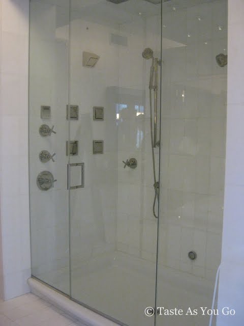 Shower at Robert Verdi's Luxe Laboratory in New York, NY | Taste As You Go