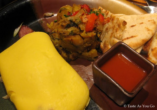 Kittichai Omelette with Thai Sour Sausage and Jumbo Lump Crab at Kittichai in New York, NY - Photo by Taste As You Go