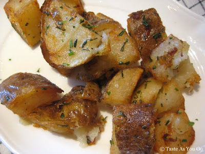 Herb Roasted Potatoes at The Standard Grill in New York, NY - Photo by Taste As You Go