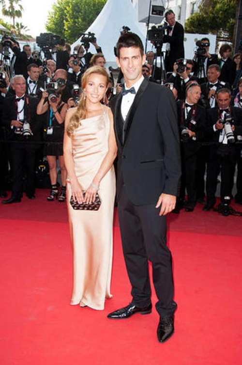 Novak Djokovic y su novia