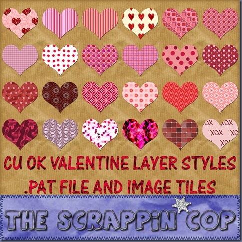 http://thescrappincop.blogspot.com/2010/01/cu-ok-valentine-patterns-styles-and.html