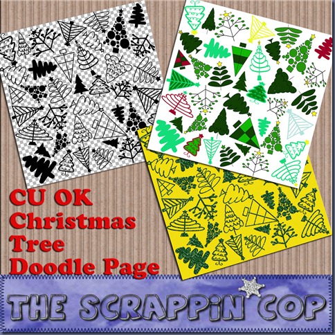 http://thescrappincop.blogspot.com/2009/12/cu-ok-christmas-tree-doodle-page.html