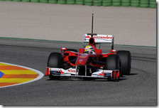 Massa su Ferrari F10