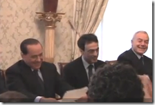 Berlusconi incontra gli operai della Vinyls