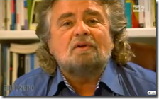 Beppe Grillo ad AnnoZero