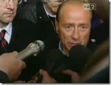 Berlusconi in lacrime