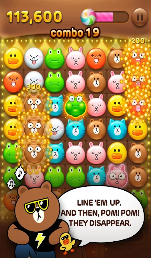 LINE POP - screenshot