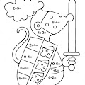 ADDITION AND SUBTRACTION COLORING PAGES