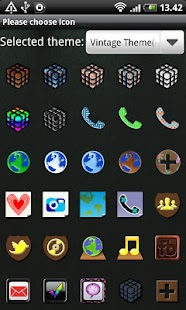 Vintage GO Launcher EX Theme Screenshots 3
