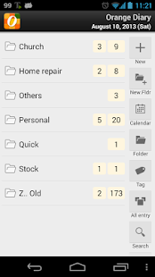 Journal - Orange Diary Pro - screenshot thumbnail