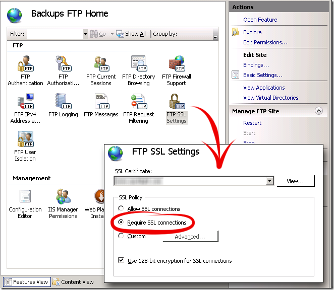 Automating Secure FTP Backups to a Windows 2008 Server : dylanbeattie.net
