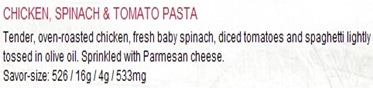 chicken spinach tomato pasta