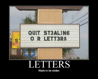 letters  motivational poster