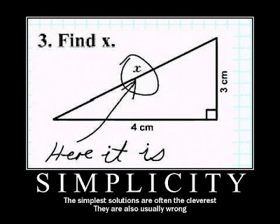 simplicity motivational poster