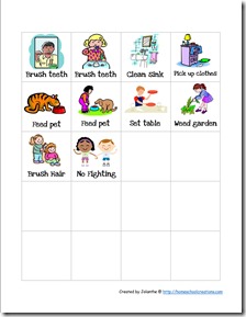 Preschool Chore Cards 3