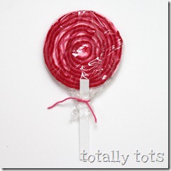 l is for lollipop craft
