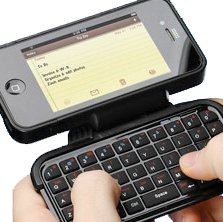thinkgeek cool iPhone 4 cases with flip-out keyboard