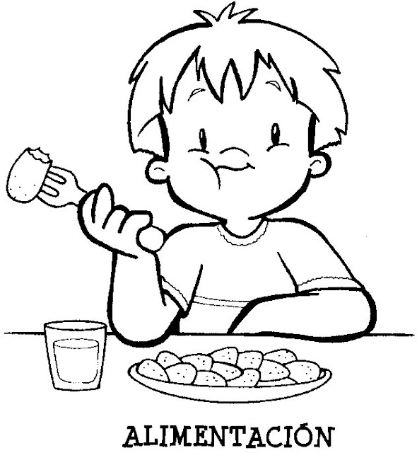La Salud En Los Ninos Para Colorear La Salud