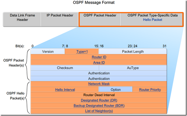 OSPF Message Format