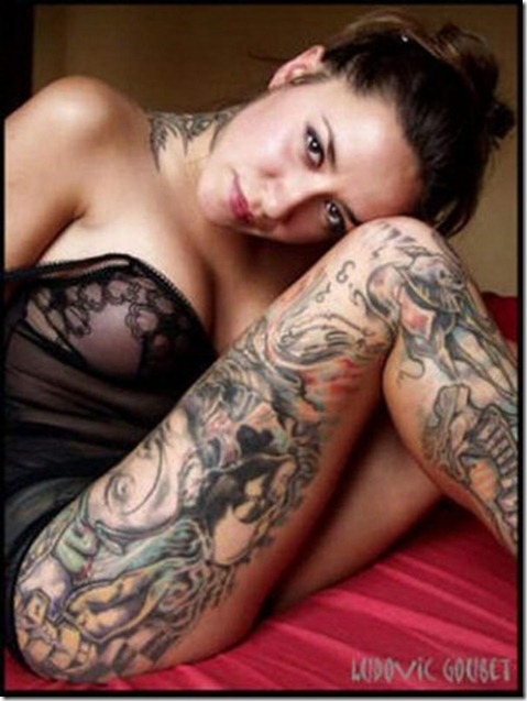 sexy-model-full-body-tattoo-hot-lady