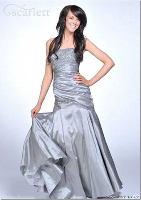 Farah, also in Indigo-Prom dress and ballgown