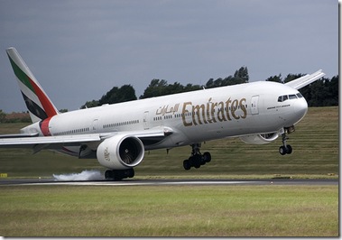 Emirates Air Landing