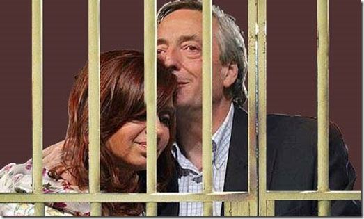 a Nestor Cristina Kirchner corruptos presos