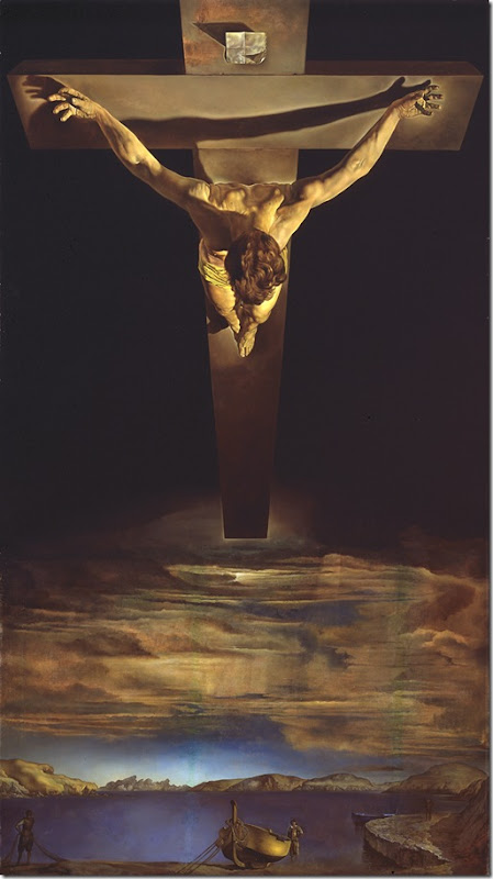 Salvador Dali-El Cristo de San Juan de la Cruz 1951