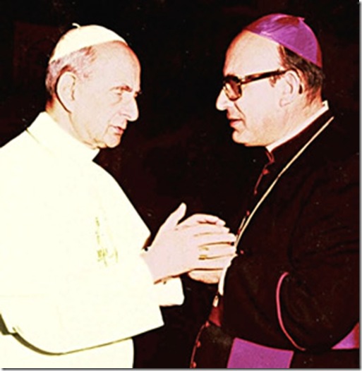 Angelelli con Pablo VI