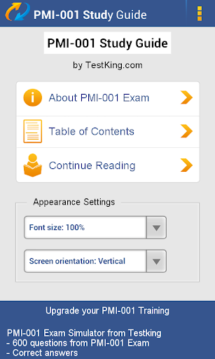 PMI-001 PMP Study Guide