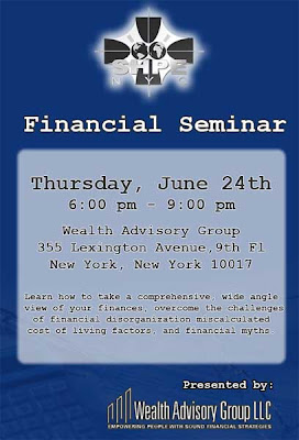 Financial Seminar Flyer