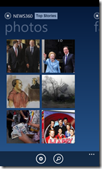 News360  Windows Phone 7 App - 3