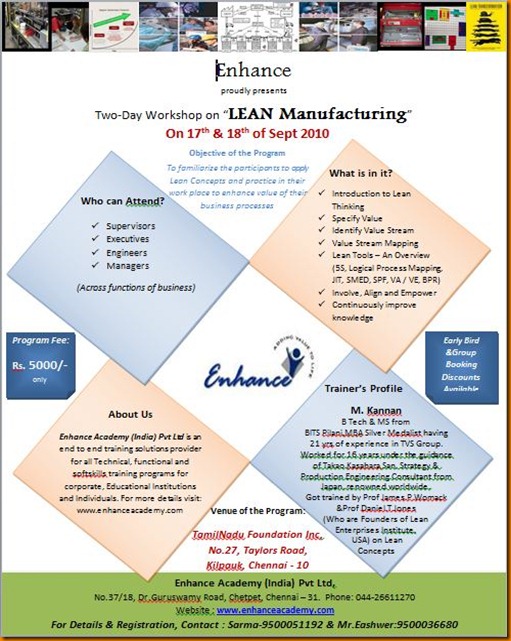 LEAN Manufacturing Brochure