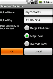 Synkontact - transfer contacts - screenshot thumbnail