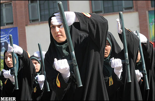 Police women in Iran