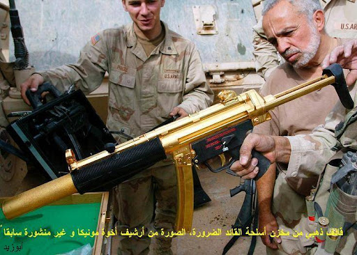 Saddam Hussein's Guns Made of Gold