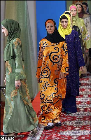 Fashion show in Iran