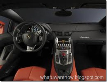 Lamborghini Aventador LP700-4 interior