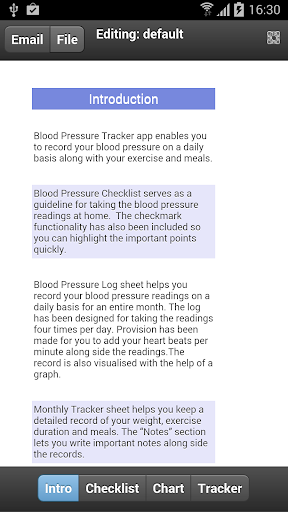 Blood Pressure Tracker