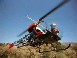 Bell 47 in action