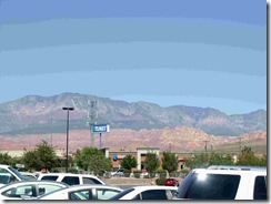 View from Walmart parking lot