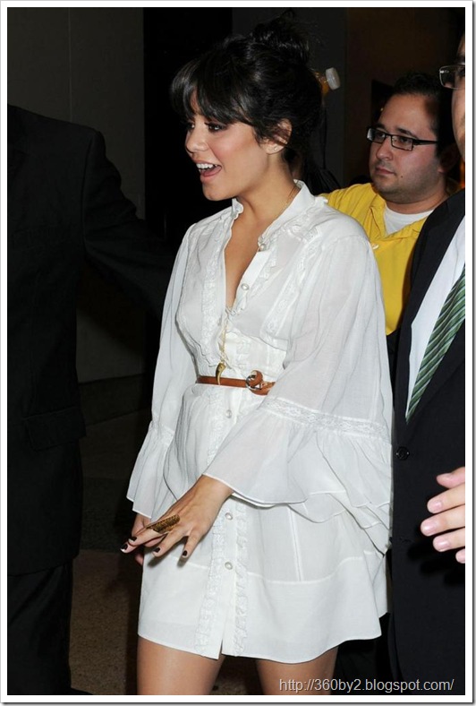Vanessa Hudgens Looking So Cute in White Dress