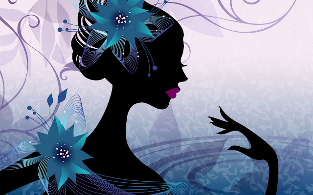 Beautiful Digital Art Girls Silhouettes Wallpapers