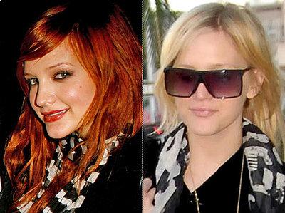 Ashlee Simpson is back to blonde