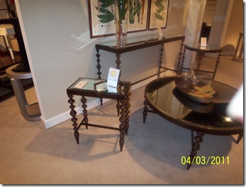 Mirrored Top Table Collection