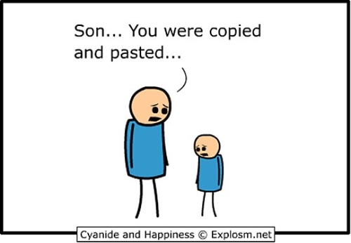 Copied and pasted. Cyanide & happiness. Posted by Henry PQ