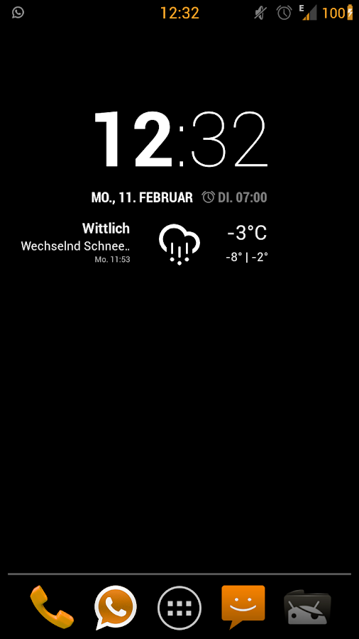 Betterbean CM10 Theme Orange X - screenshot