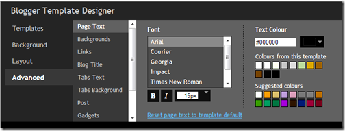 Changing fonts, font colours and sizes