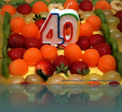 torta 40 ann - lapiccolacasa pi